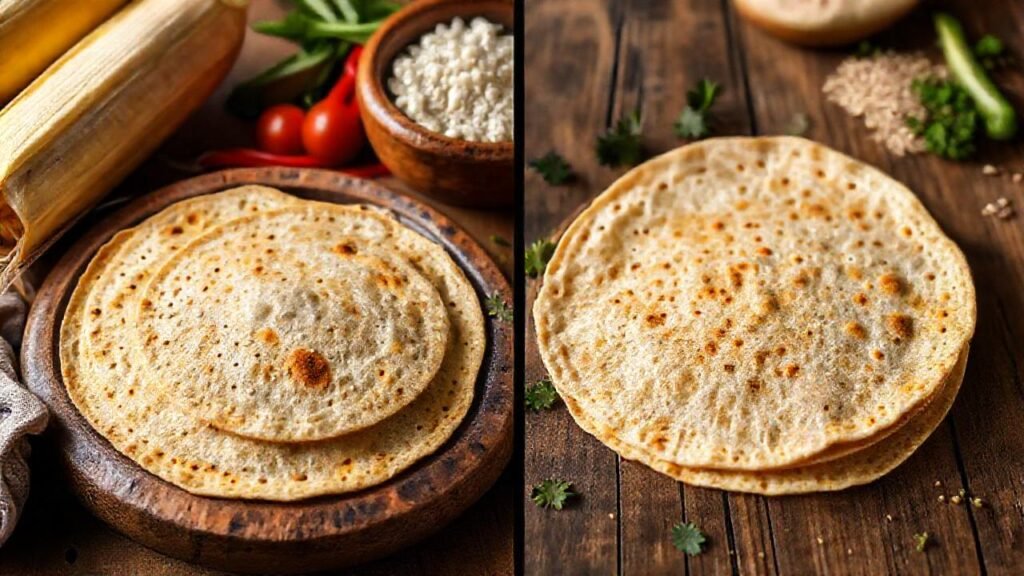 Tortillas de maíz y harina