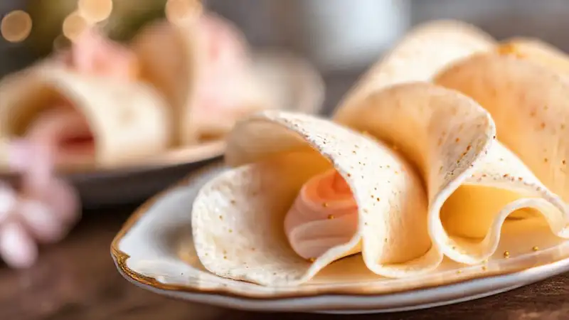 Tortillas elegantes y delicadas