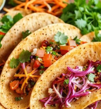 Tortillas veganas ofrecen un festín colorido