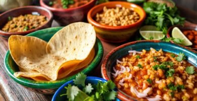 La mesa mexicana ofrece sabores vibrantes