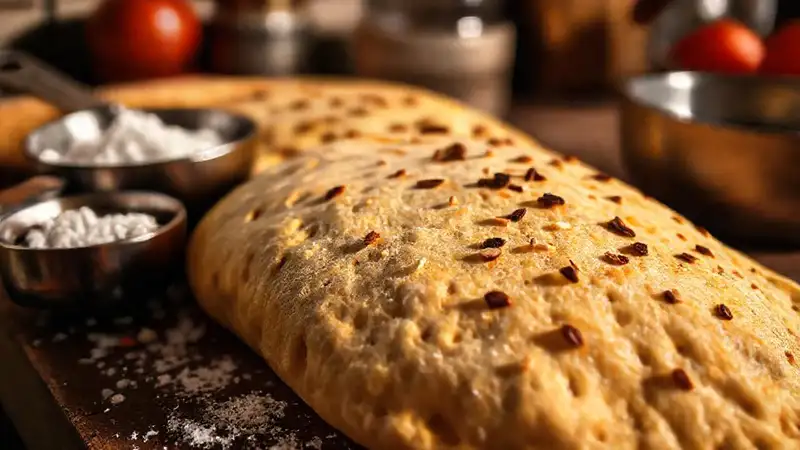 Tortilla cruda, detalles sencillos y cálidos