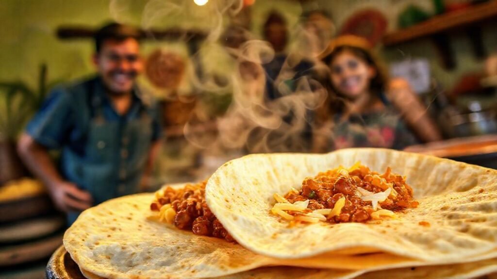 Tortillas y frijoles: cocina mexicana feliz