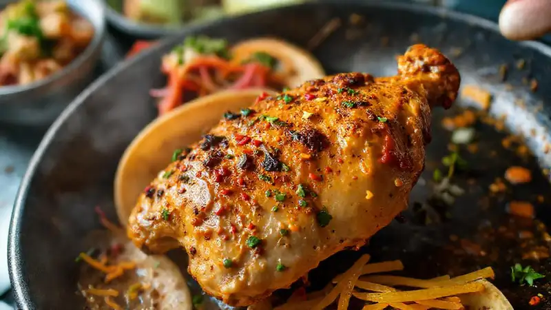 Pollo especiado