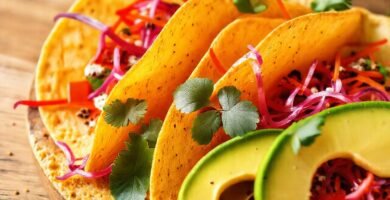 Tortillas coloridas y frescas