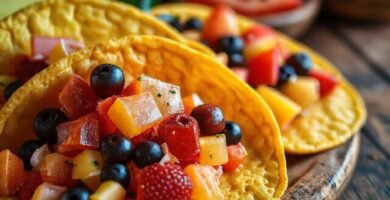 Tortillas coloridas ofrecen un desayuno vibrante