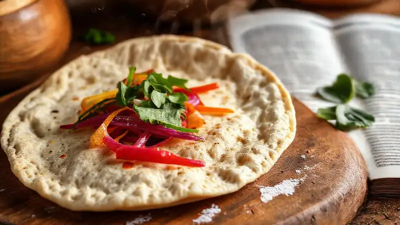 Tortillas veganas vibrantes