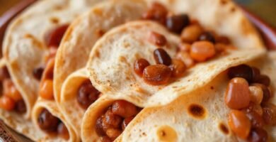 Una festiva cena mexicana dulce y cálida