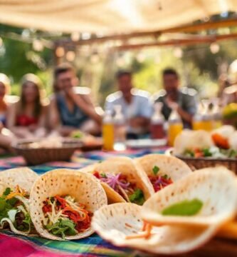 Un picnic soleado y festivo